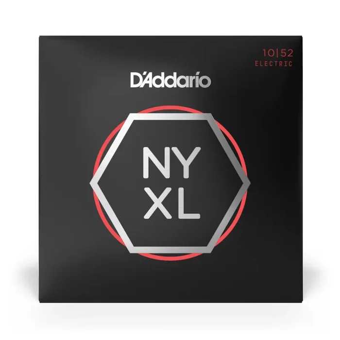 D‘Addario NYXL Nickel Wound 10-52 Electric Guitar Strings, Heavy Bottom [NYXL1052]