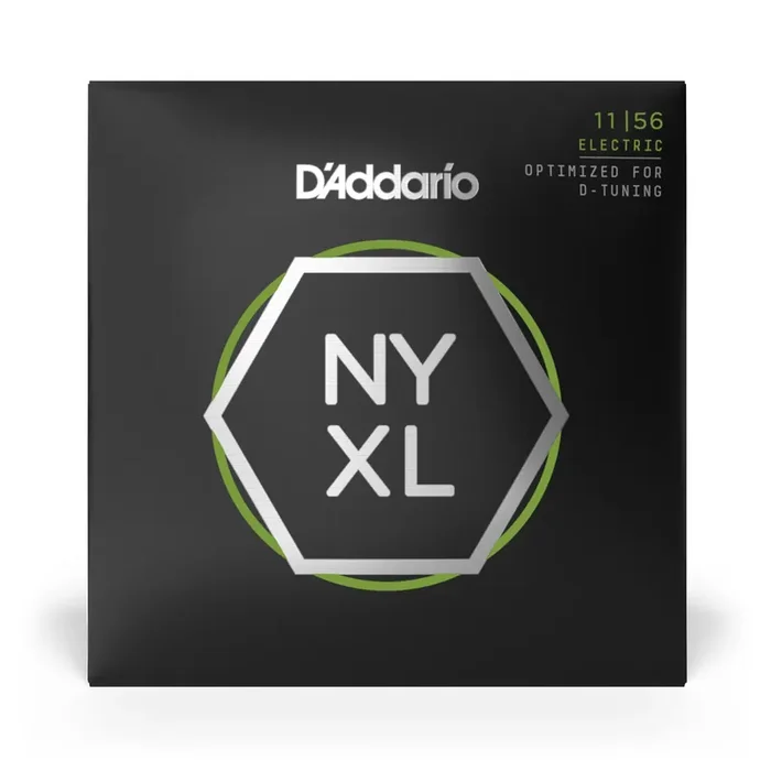 D‘Addario NYXL Nickel Wound 11-56 Electric Guitar Strings, D-Tuned [NYXL1156]