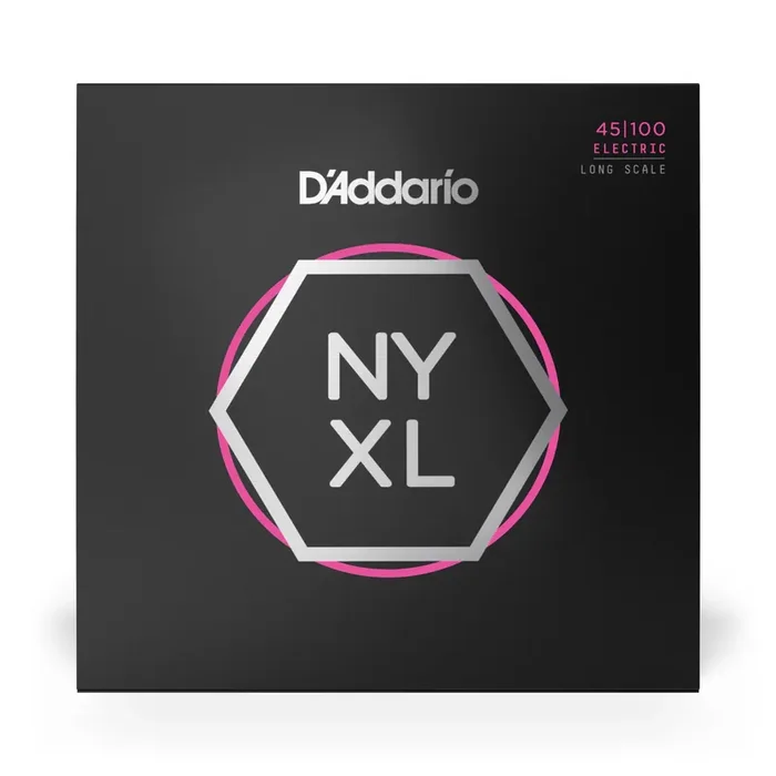 D‘Addario NYXL Nickel Wound 45-100 Bass Guitar Strings, Long Scale [NYXL45100]