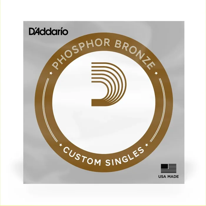 D‘Addario Phosphor Bronze 17 (.017″) Acoustic Guitar Single String PB017