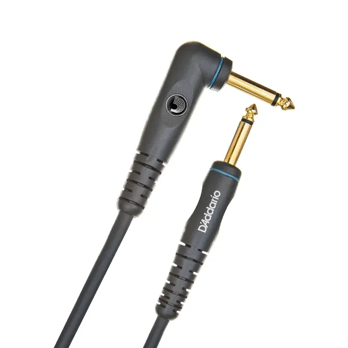 D‘Addario PW-GRA-20 Custom Series Instrument Cable, Right Angle, 20 feet