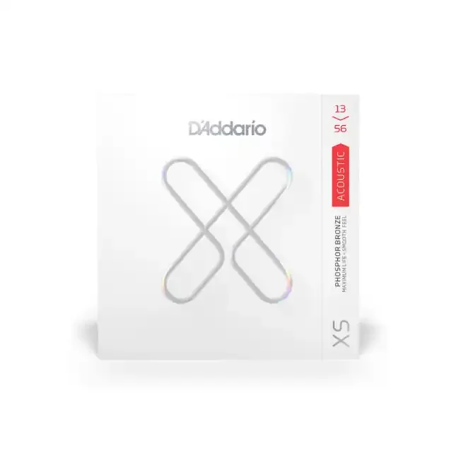D‘Addario XS 13-56 Medium, Phosphor Bronze Coated Acoustic Guitar Strings