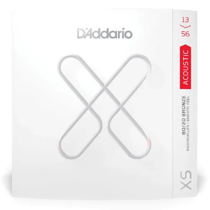 D‘Addario XS 80/20 Bronze 13-56 Acoustic Guitar Strings, Medium