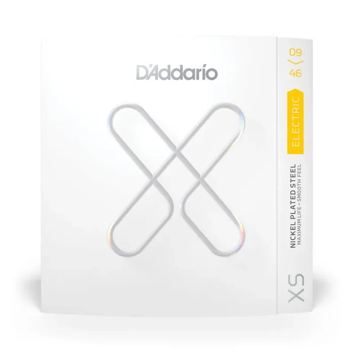 D‘Addario XS Coated Nickel Wound 9-46 Electric Guitar Strings, Light Top/Regular Bottom
