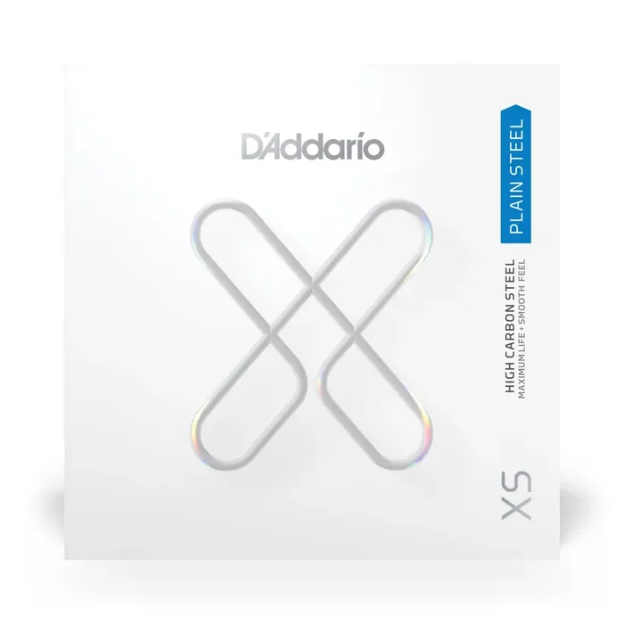 D‘Addario XS Treated Plain Steel 10 (.010″) Single Guitar String