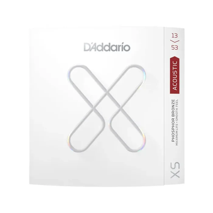 D‘Addario XSAPB1353 Phosphor Bronze Acoustic Guitar Strings, Hybrid Light, 13-53