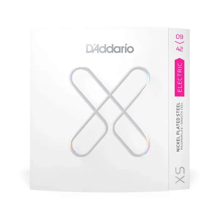 D‘Addario XSE0942 Nickel-plated Steel Coated Electric Guitar Strings, Super Light, 9-42