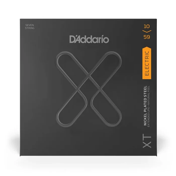 D‘Addario XT Nickel 10-59 7-String Electric Guitar Strings, Regular