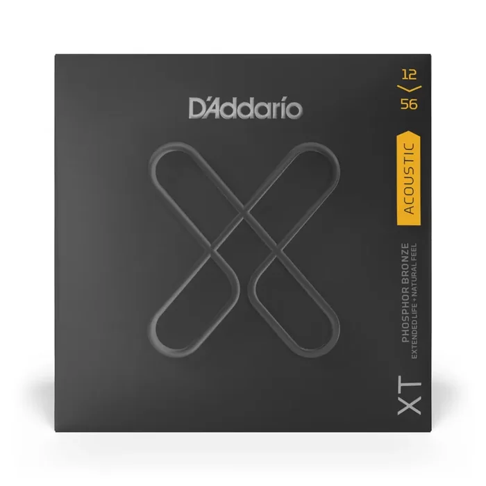 D‘Addario XT Phosphor Bronze 12-56 Acoustic Guitar Strings, Bluegrass