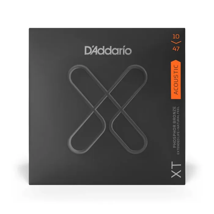 D‘Addario XTAPB1047 XT Phosphor Bronze Acoustic Guitar Strings, Extra Light, 10-47