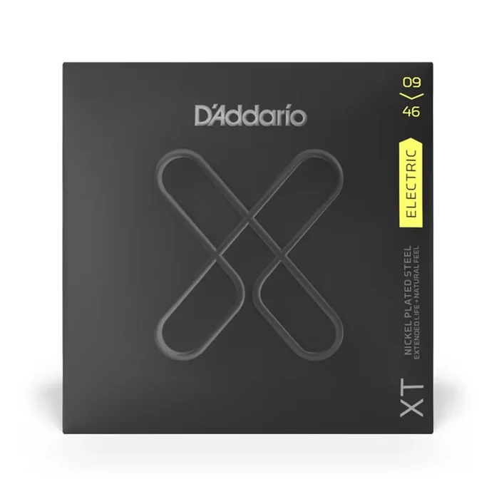 D‘Addario XTE0946 XT Nickel Plated Steel Electric Guitar Strings, Super Light Top/Regular Bottom, 09-46