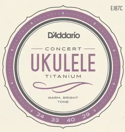 Daddario EJ87C Titanium Ukulele, Concert
