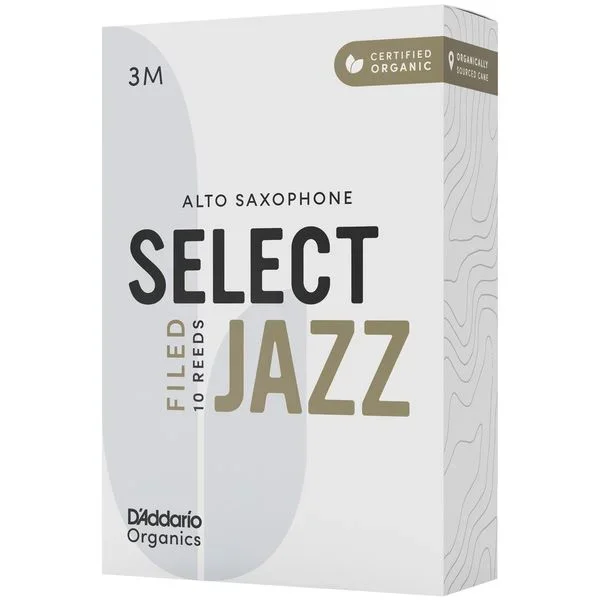 DAddario Woodwinds Organic Sel. Jazz Filed ALT 3M