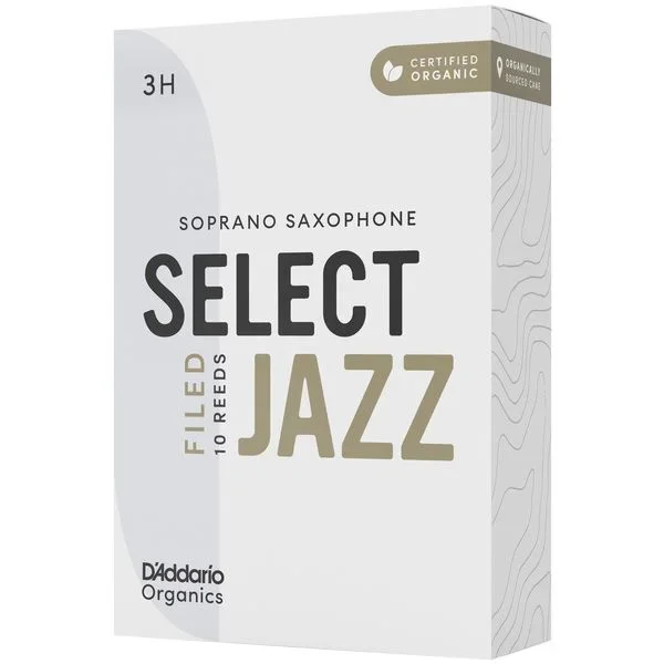 DAddario Woodwinds Organic Sel. Jazz Filed SOP 3H