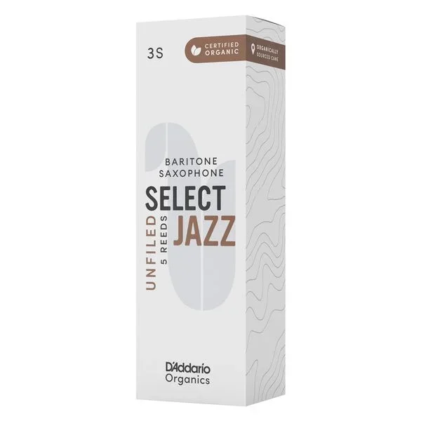 DAddario Woodwinds Organic Sel. Jazz Unf. BAR 3S
