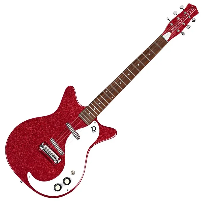 Danelectro ‘59M NOS Electric Guitar ~ Red Metal Flake