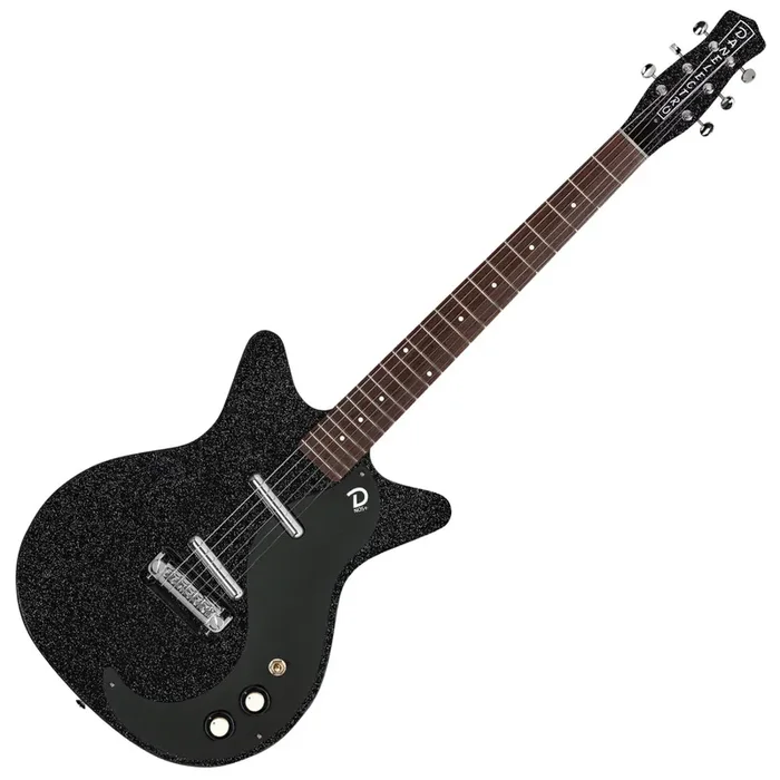 Danelectro Blackout ‘59M NOS+ Electric Guitar ~ Black Metalflake