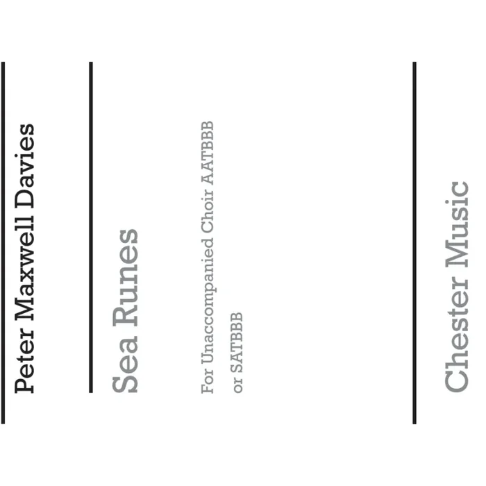 Davies, Peter Maxwell – Sea Runes
