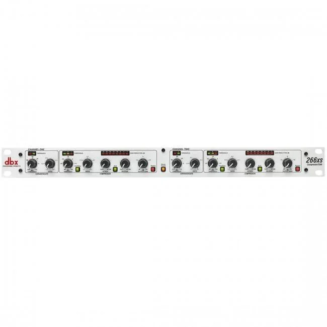 DBX 266XS Dual Comp/expander/gate Silver