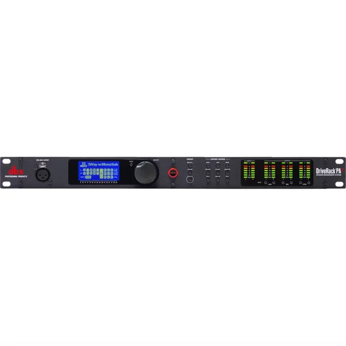 dbx PA2 DriveRack 2X6 PA Management System with AutoEQ, AFS, Mobile Control – Optimize Your Loudspeakers