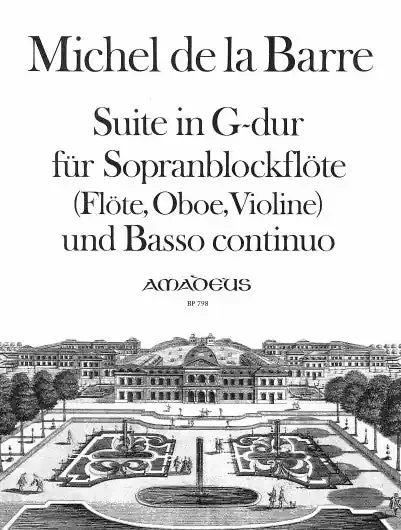 De la Barre Suite in G Major for Descant Recorder and Basso Continuo