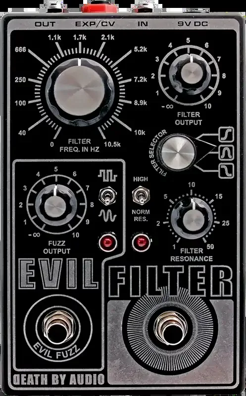 Death By Audio Evil Filter – Extreme Fuzz & Filter Effects Pedal