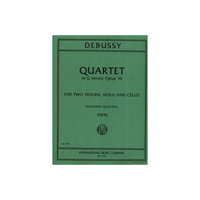 Debussy, Claude – Quartet in G minor op. 10