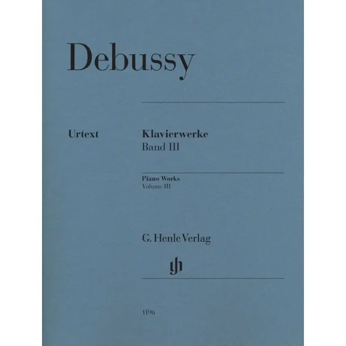 Debussy, Claude Piano Works Volume III