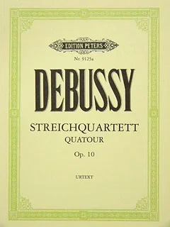 Debussy : String Quartet: Op 10: Miniature Score (Peters)