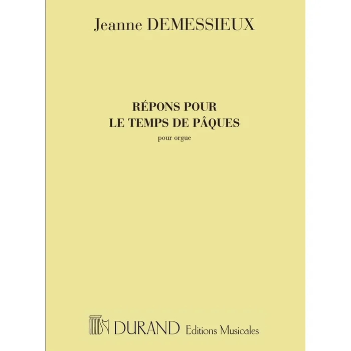 Demessieux, Jeanne – Répons pour le temps de Pâques