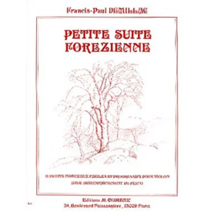 Demillac, Francis-Paul – Petite suite forézienne (12 pièces)