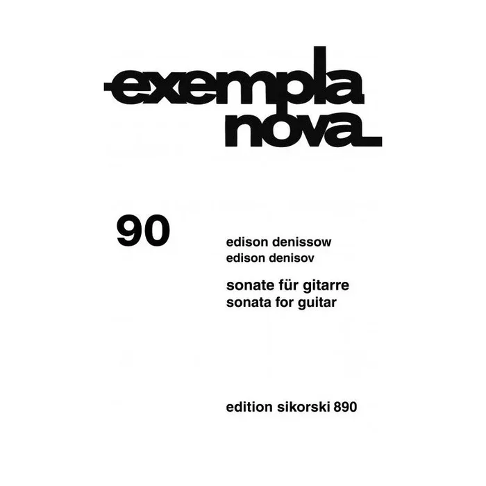 Denissow, Edison – Sonata for Guitar 90
