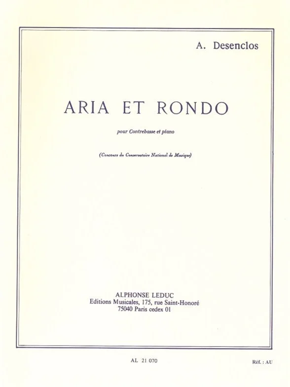 Desenclos: Aria and Rondo