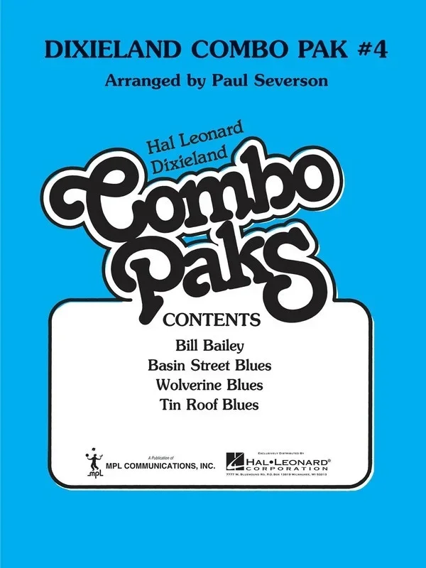 Dixieland Combo Pak No 4 W/CD (Music Score/Parts/CD)