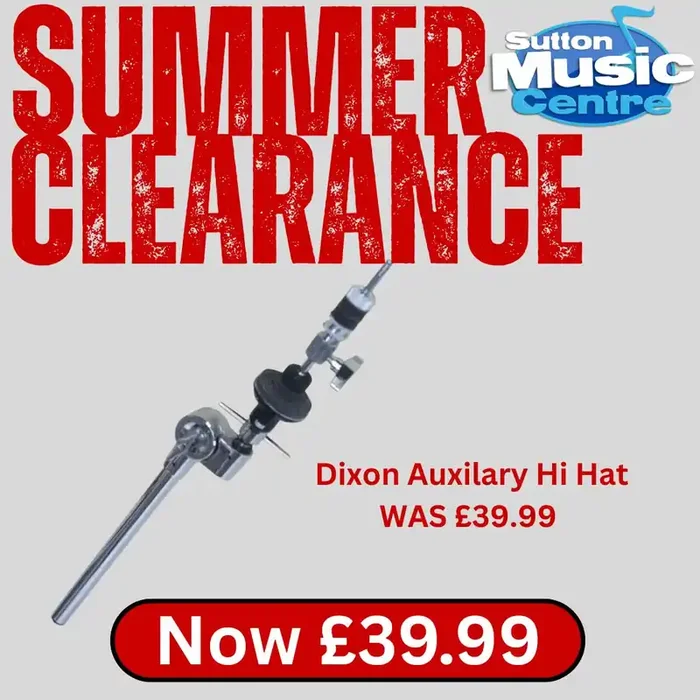 Dixon Aux-Hat, HiHat Clutch – Skin Packed