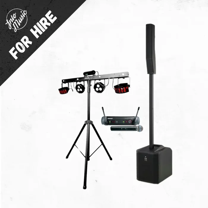 DIY Party/Wedding Disco Sound System Hire Lighting Package (Small)