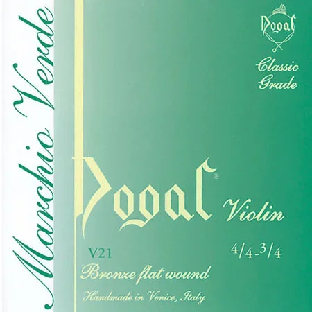 Dogal Violin String E 1 1/2-1/4, Green