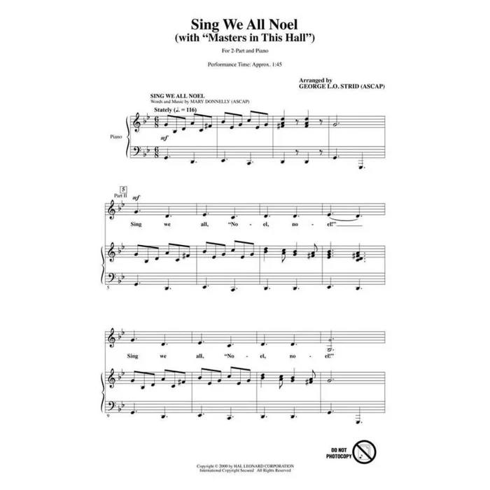 Donnelly, Mary – Sing We All Noel