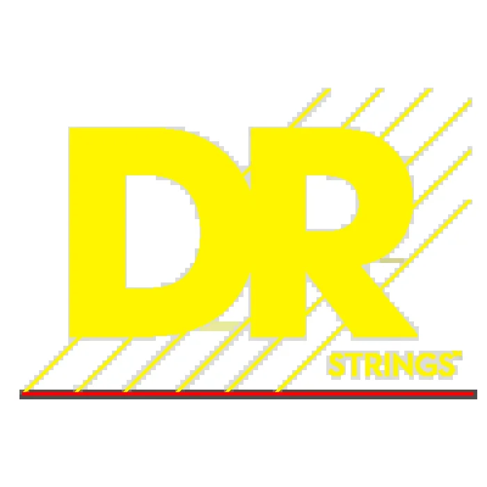 DR Hi-Def Neon White 5-String Medium to Heavy Bass Strings 45-130 K3 Coating