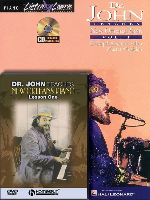 Dr John Teaches New Orleans Piano Bundle (Softcover Book/CD/DVD)
