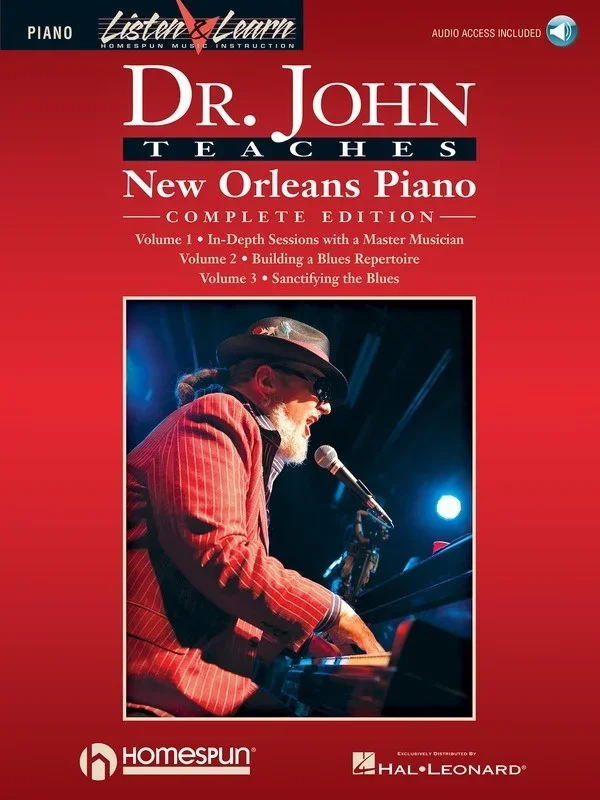 Dr John Teaches New Orleans Piano Complete Book/Online Audio (Softcover Book/Online Audio)