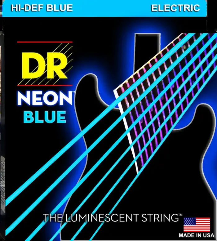DR Neon Strings – Electric – 11-50 – Blue