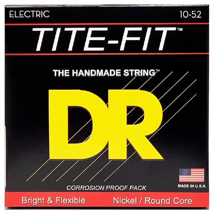 DR Strings TITE-FIT Nickel Wound 10-52 Electric Guitar Strings