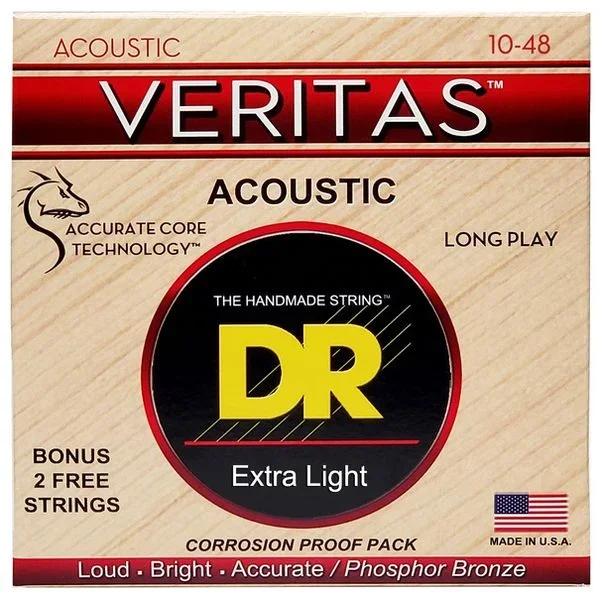 DR Strings Veritas Acoustic VTA-10