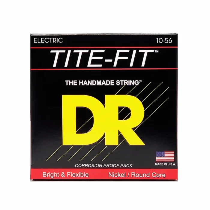 Dr Tite-Fit Nickel Plated Electric Guitar Strings Medium to Super Heavy 10-56