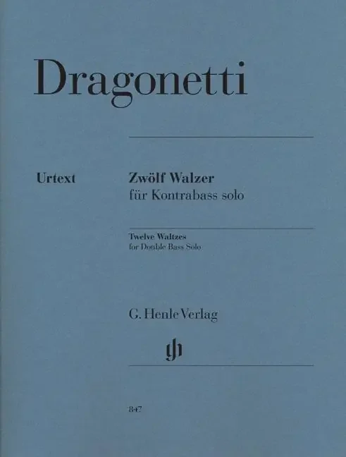 Dragonetti 12 Waltzes for Double Bass Solo