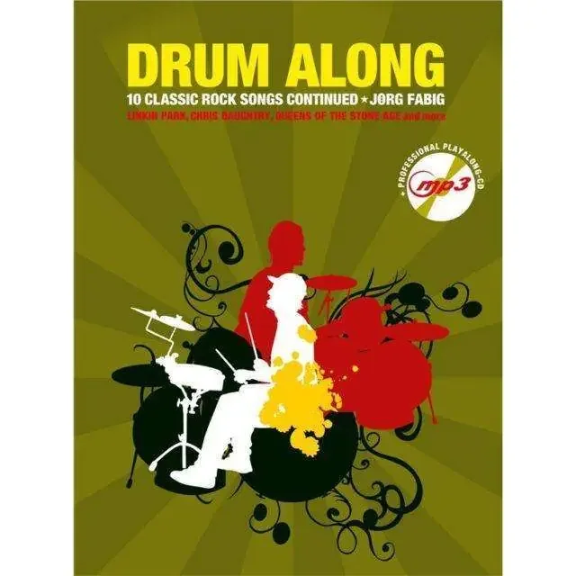 Drum Along ‘10 Classic Rock Songs Continued‘ (incl. CD)