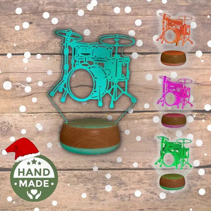 Drum Kit LED Light No Personalisation Option