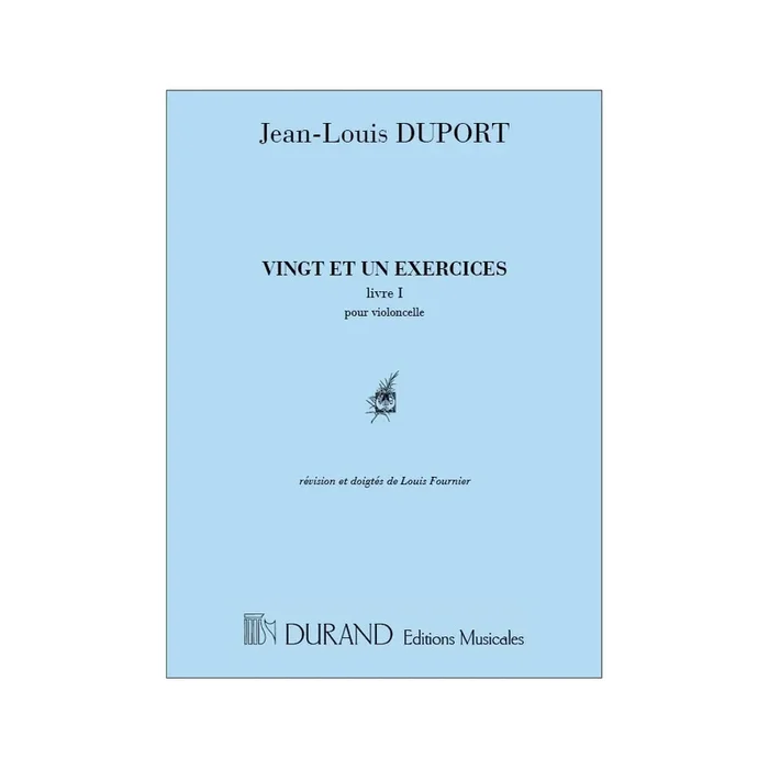 Duport, Jean-Louis – Vingt Et Un (21) Exercices Vol 1 Violoncelle