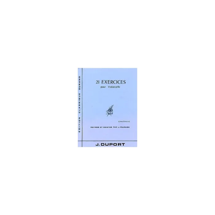 Duport, Jean-Louis – Vingt Et Un (21) Exercices Vol 2 Violoncelle